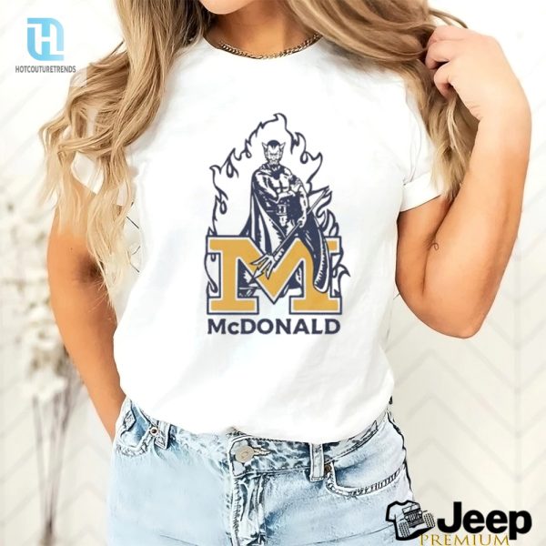 Get Devilishly Stylish Mcdonald Blue Devils Tee hotcouturetrends 1