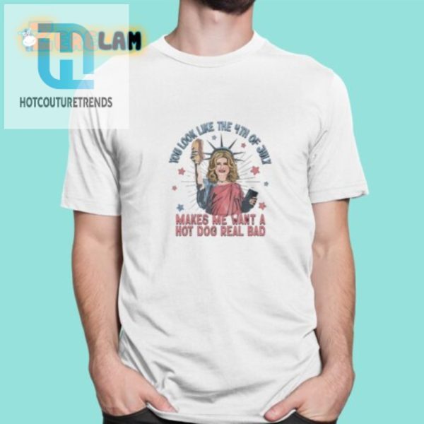 4Th Of July Hot Dog Shirt Jennifer Coolidge Quote Tee hotcouturetrends 1