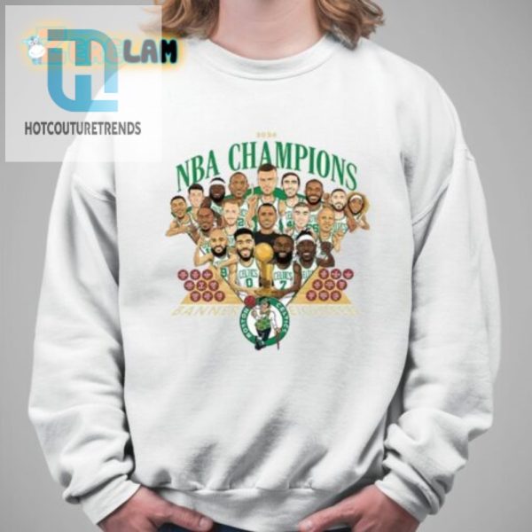 2024 Celtics Champs Kornets Banner 18 Tee Get Yours hotcouturetrends 1 2