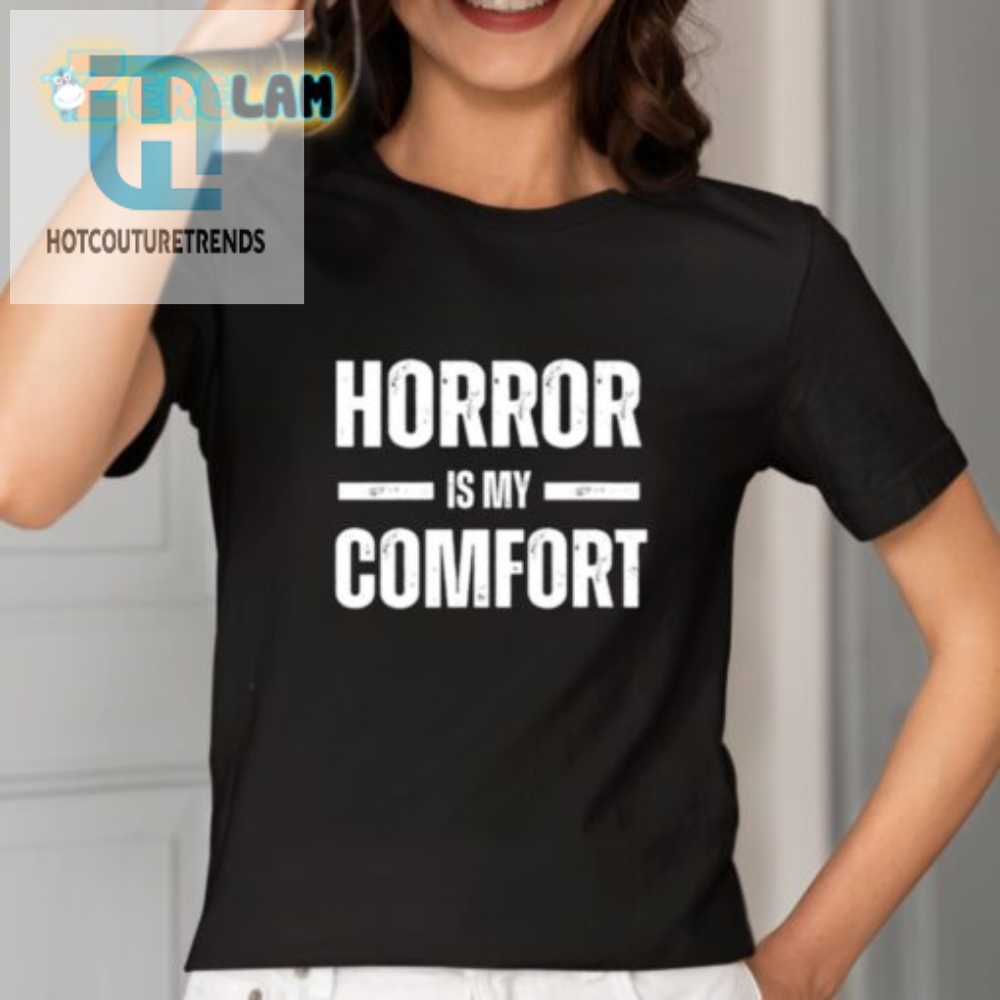 Comfy Terror Tee Embrace Horror With A Smile