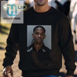 Get Busted In Style Hilarious Travis Scott Mugshot Tee hotcouturetrends 1 2