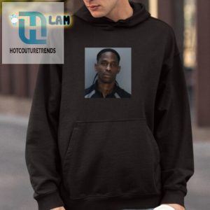 Get Busted In Style Hilarious Travis Scott Mugshot Tee hotcouturetrends 1 3