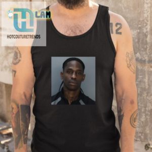 Get Busted In Style Hilarious Travis Scott Mugshot Tee hotcouturetrends 1 4