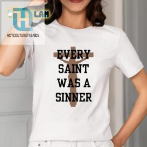 Get A Laugh With Chris Browns Every Saint Was A Sinner Tee hotcouturetrends 1 1