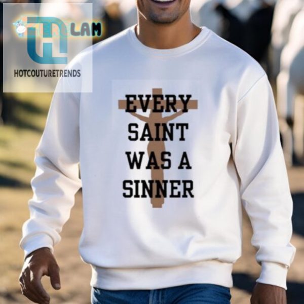 Get A Laugh With Chris Browns Every Saint Was A Sinner Tee hotcouturetrends 1 2