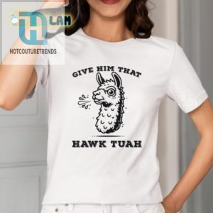 Unique Spitting Llama Hawk Tuah Shirt Funny And Bold hotcouturetrends 1 1