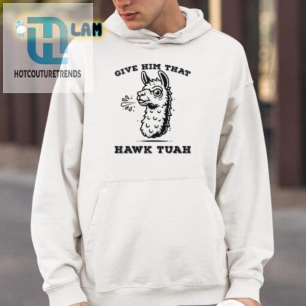 Unique Spitting Llama Hawk Tuah Shirt Funny And Bold hotcouturetrends 1 3