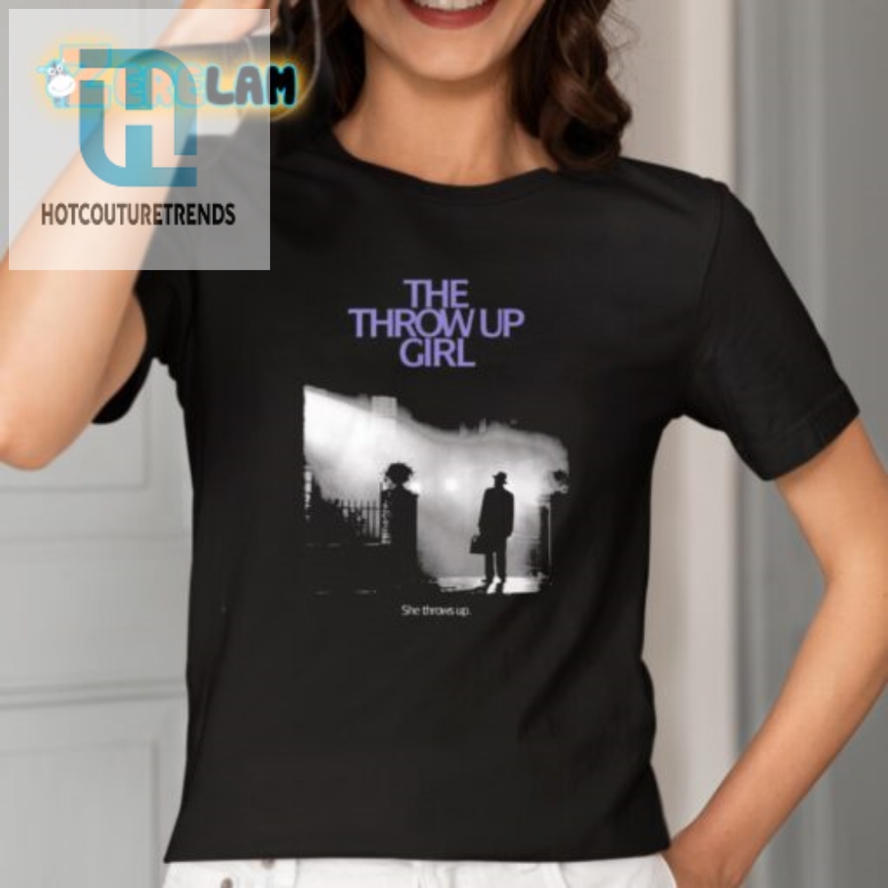 Hilarious Unique The Throw Up Girl Shirt For Fun