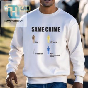 Funny Same Crime 15 Years Probation Graphic Tee hotcouturetrends 1 2
