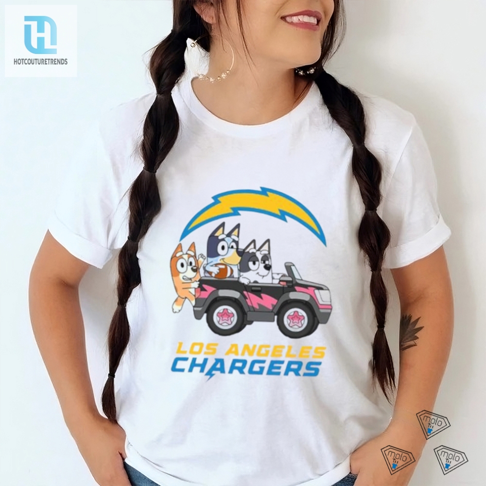 Drive  Dive With Bluey In Chargers Gear  Hilariously Unique