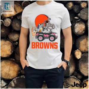 Drive Laughing Bluey In Browns Shirt For Football Fun hotcouturetrends 1 2