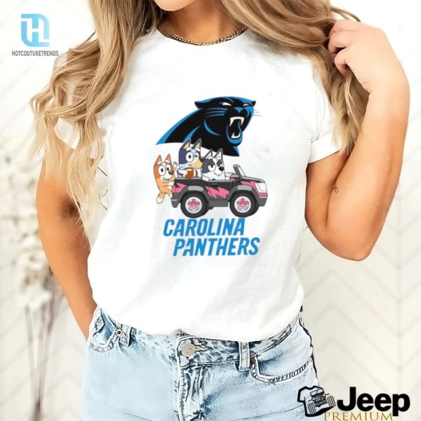 Drive Laughing Bluey Fun In Panthers Football Shirt hotcouturetrends 1