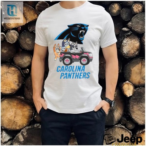 Drive Laughing Bluey Fun In Panthers Football Shirt hotcouturetrends 1 2