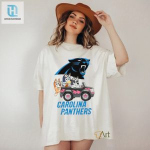 Drive Laughing Bluey Fun In Panthers Football Shirt hotcouturetrends 1 3