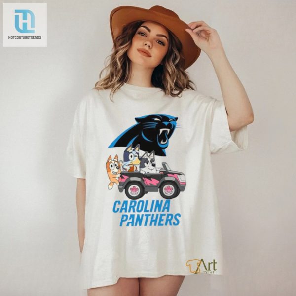 Drive Laughing Bluey Fun In Panthers Football Shirt hotcouturetrends 1 3