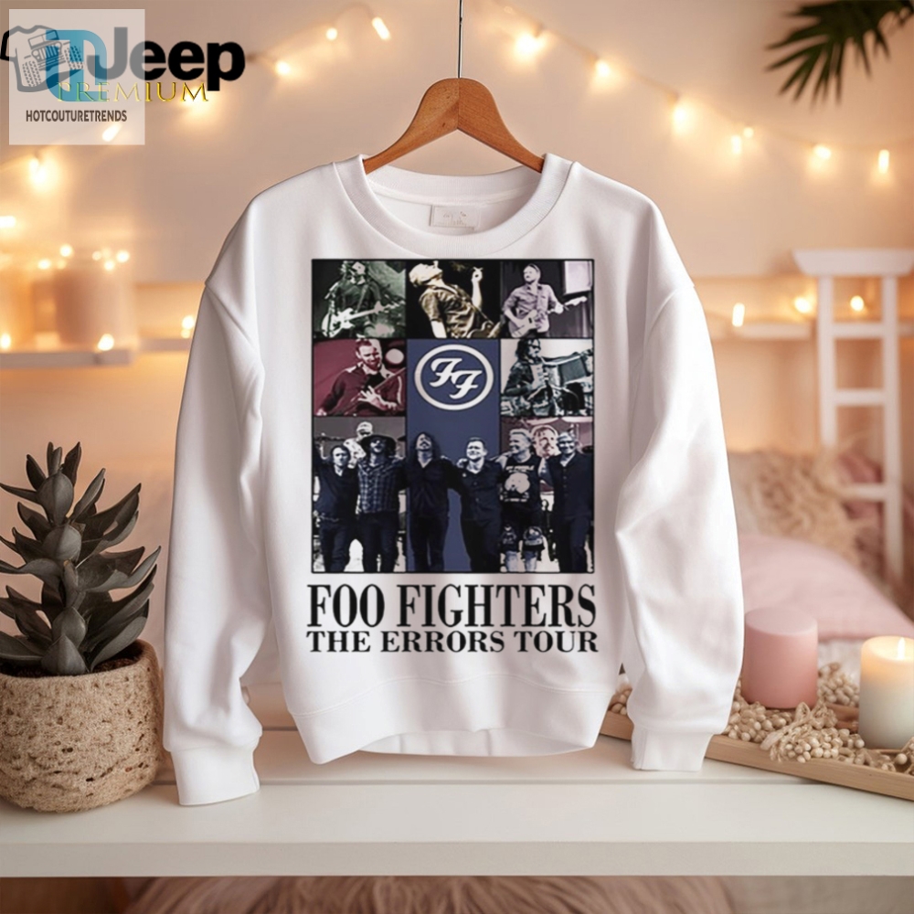 Rock Out In Style Foo Fighters Comedic Tour Tee