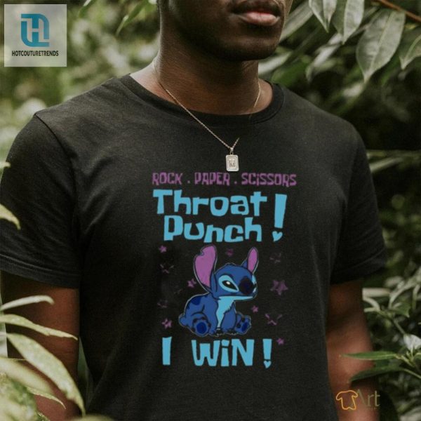 Stitch Rock Paper Scissors Throat Punch Shirt Hilarious Win hotcouturetrends 1