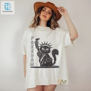 Unleash Laughter Liberty With Our Hilarious Cat Shirt hotcouturetrends 1 2