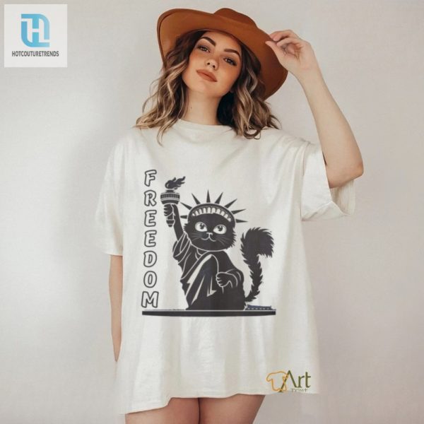 Unleash Laughter Liberty With Our Hilarious Cat Shirt hotcouturetrends 1 2