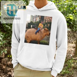 Ride The Vibe Pedro Pascal Capybara Shirt Unisex Fun hotcouturetrends 1 3