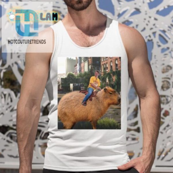 Ride The Vibe Pedro Pascal Capybara Shirt Unisex Fun hotcouturetrends 1 4