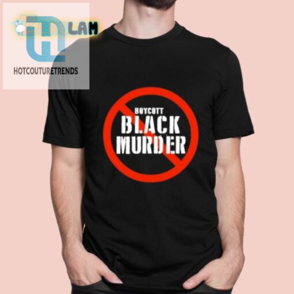 Get Noticed Jamaal Bowman In Bold Boycott Black Murder Tee hotcouturetrends 1
