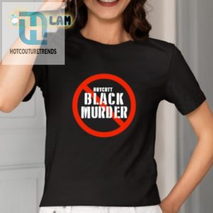 Get Noticed Jamaal Bowman In Bold Boycott Black Murder Tee hotcouturetrends 1 1