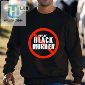 Get Noticed Jamaal Bowman In Bold Boycott Black Murder Tee hotcouturetrends 1 2