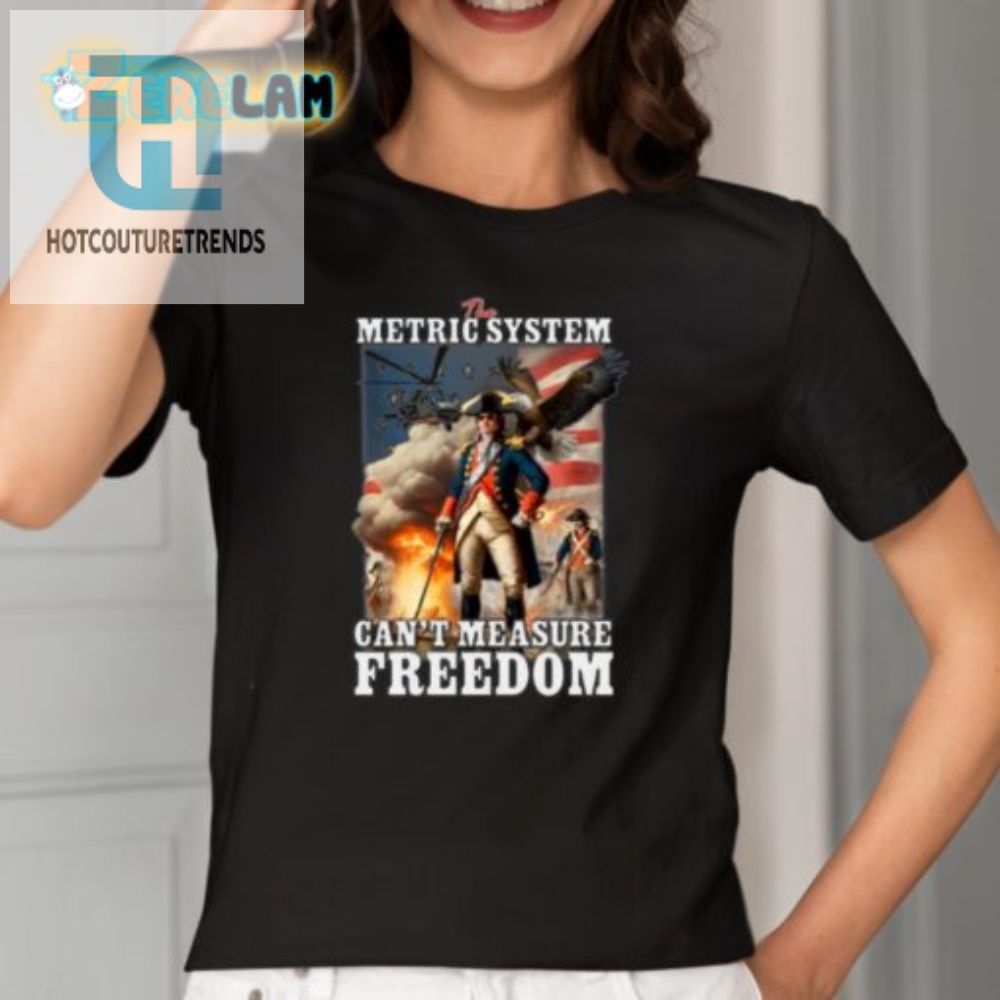 Funny Metric Cant Measure Freedom Usa Eagle Shirt