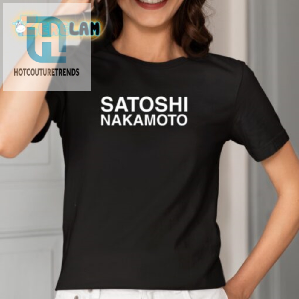 Get Crypto Laughs With Kendricks Pop Satoshi Nakamoto Tee