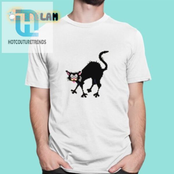 Retro Laughs Unique Tom Cat 8 Bit Shirt For Gamers hotcouturetrends 1