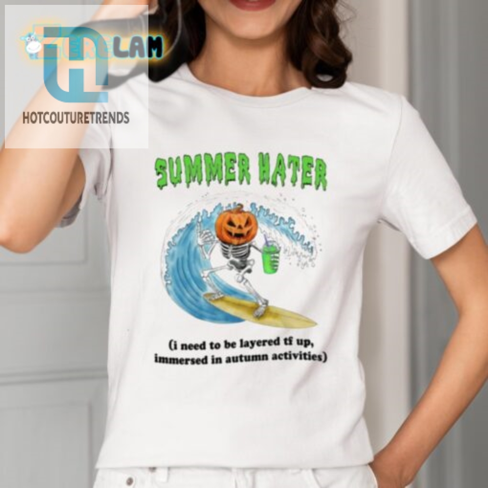 Stay Cool In Layers Funny Antisummer Autumn Shirt