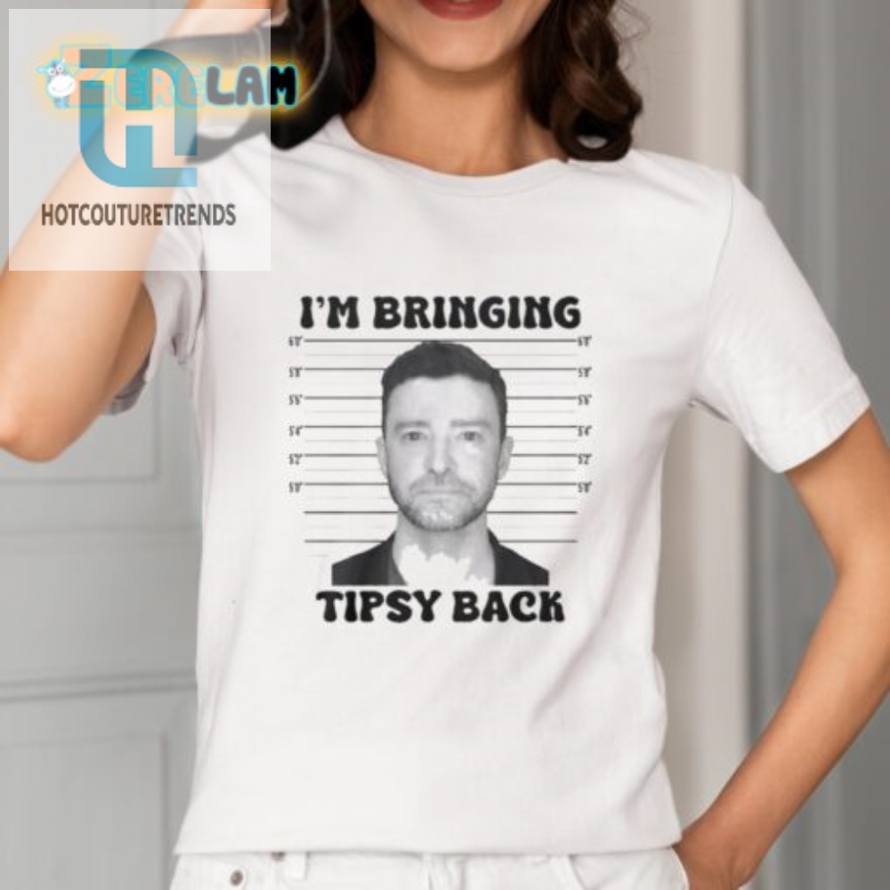 Get Tipsy With Justin Timberlake Funny Tshirt