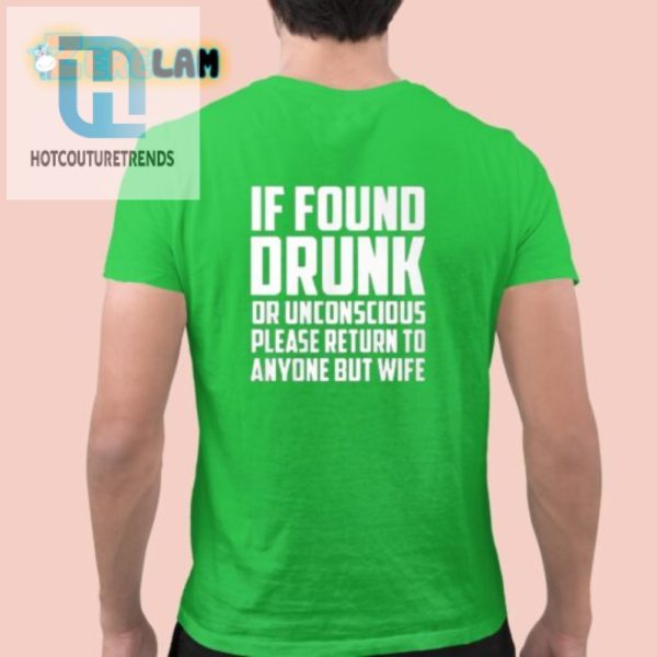 Hilarious Return To Anyone But Wife Drunk Shirt Unique Gift hotcouturetrends 1 1