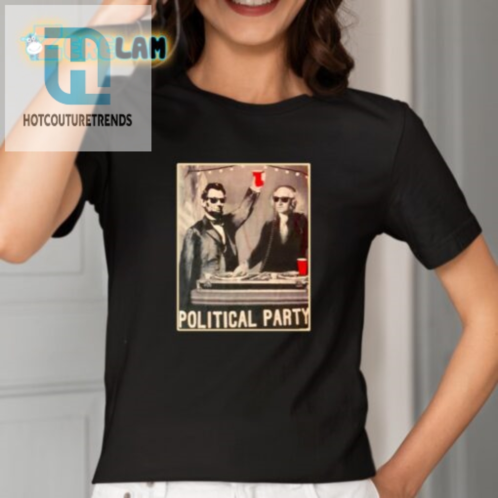 Funny George Washington  Abe Lincoln Party Shirt Unique Wear