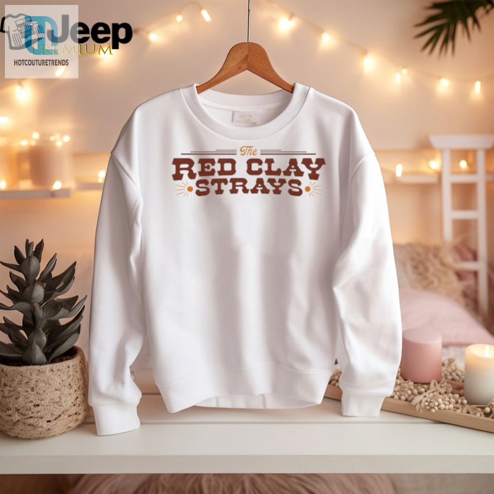 Snag Your Snazzy Red Clay Strays 2024 Tour Tee  Rock On