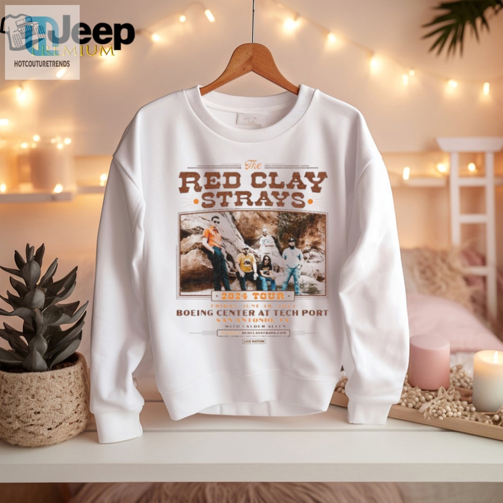Get Strayed Funny Red Clay Strays 2024 Tour Shirt