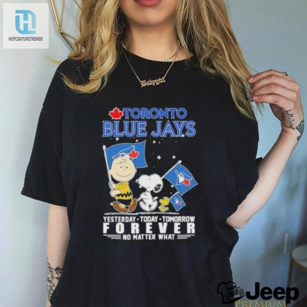 Laugh With Peanuts In Blue Jays Forever Shirt hotcouturetrends 1 2