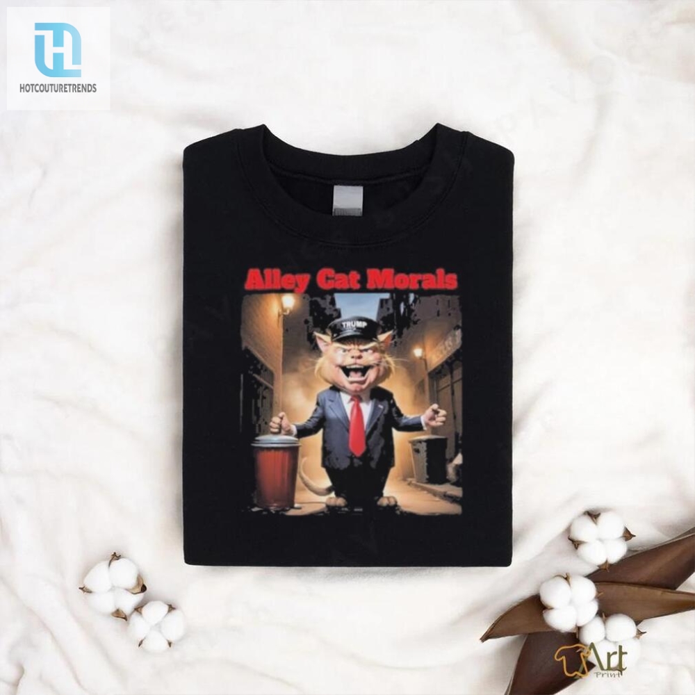 Funny Official Alley Cat Morals Trump Tshirt  Unique Design