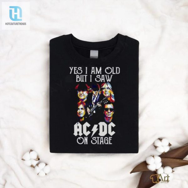 Funny Vintage Acdc Concert Shirt Old But Rockin hotcouturetrends 1 1