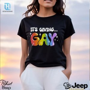 Lol Its Giving Gay Pride 2024 Shirt Unique Hilarious hotcouturetrends 1 2