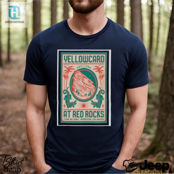 Rockin Yellowcard 62624 Red Rocks Shirt Get Amped hotcouturetrends 1