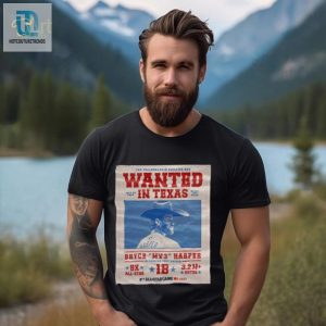 Get Arrested In Style Phillies Wanted Bryce Harper Shirt hotcouturetrends 1 2