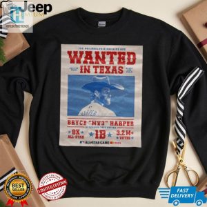 Get Arrested In Style Phillies Wanted Bryce Harper Shirt hotcouturetrends 1 3