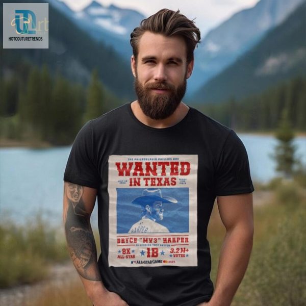 Get Wanted Bryce Harper Vote Leader Shirt Phillies Humor hotcouturetrends 1 2