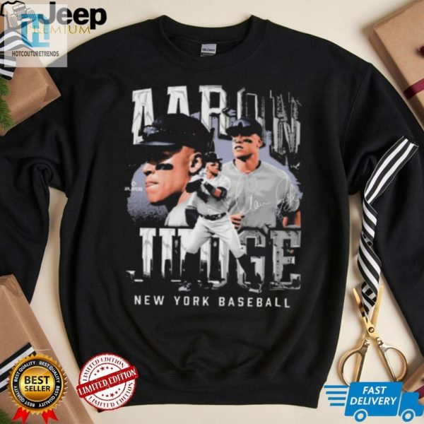 Get A Laugh With Aaron Judges Vintage Yankees Signature Tee hotcouturetrends 1 3