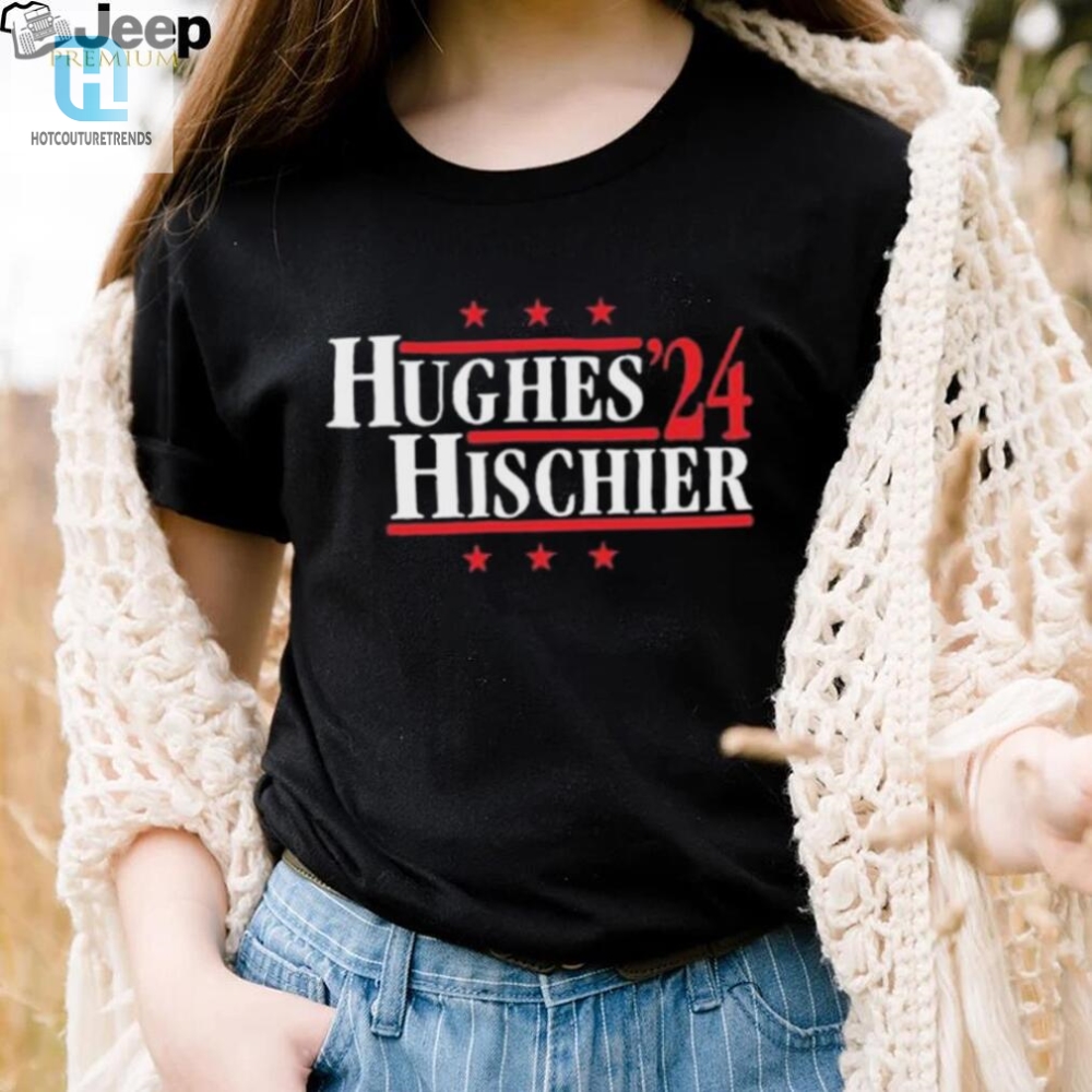 Get Official Hughes Hischier 24 Shirt  Wear The Laughs
