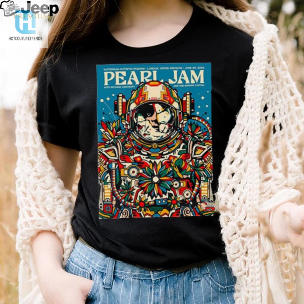 Rock The Pitch Pearl Jam Spurs Gig Tee June 2024