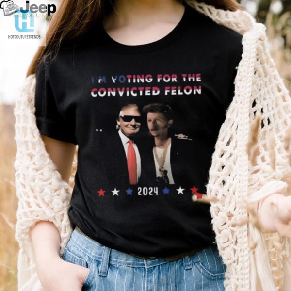 Vote For Trump 2024 Convicted Felon Fan Shirt Funny Unique hotcouturetrends 1 1