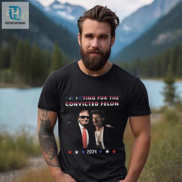 Vote For Trump 2024 Convicted Felon Fan Shirt Funny Unique hotcouturetrends 1 2